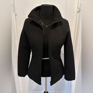 Calvin Klein Black Quilted Coat, Jacket Sz S